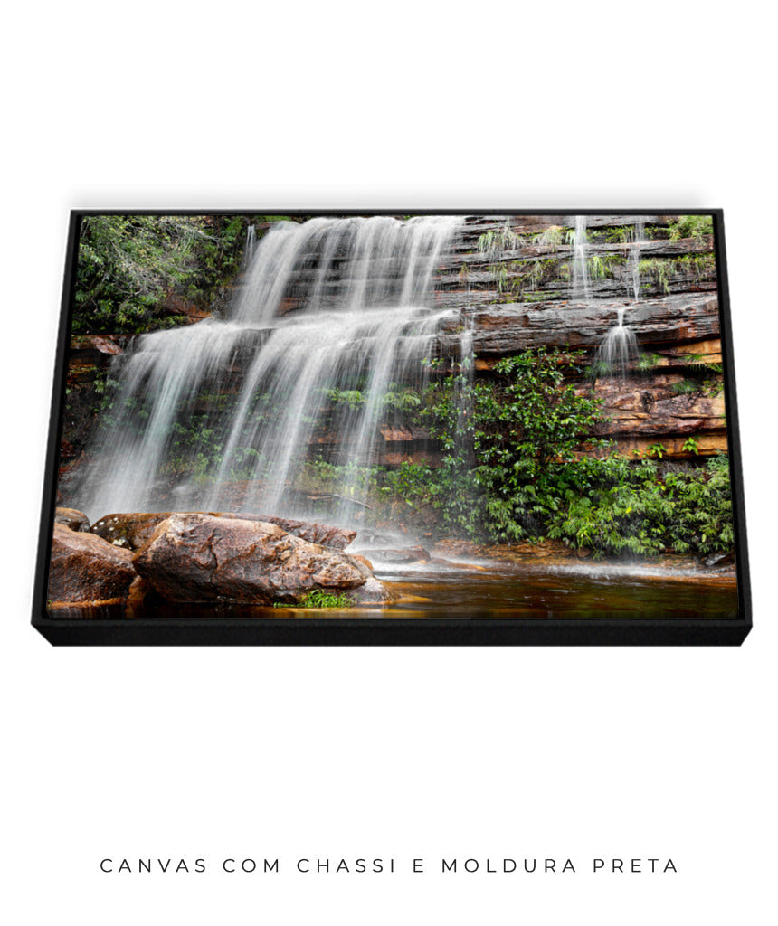 Quadro Decorativo Cachoeira Horizontal