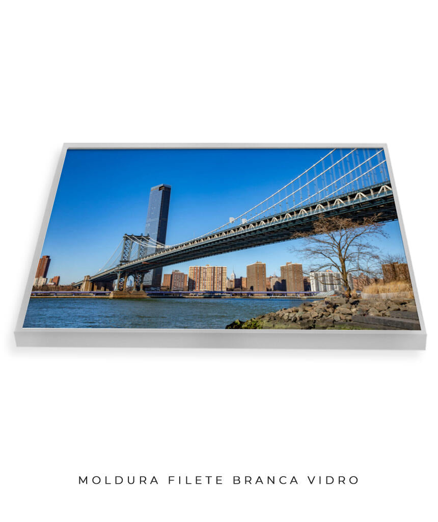 Quadro Decorativo Nova York - Ponte Urbana