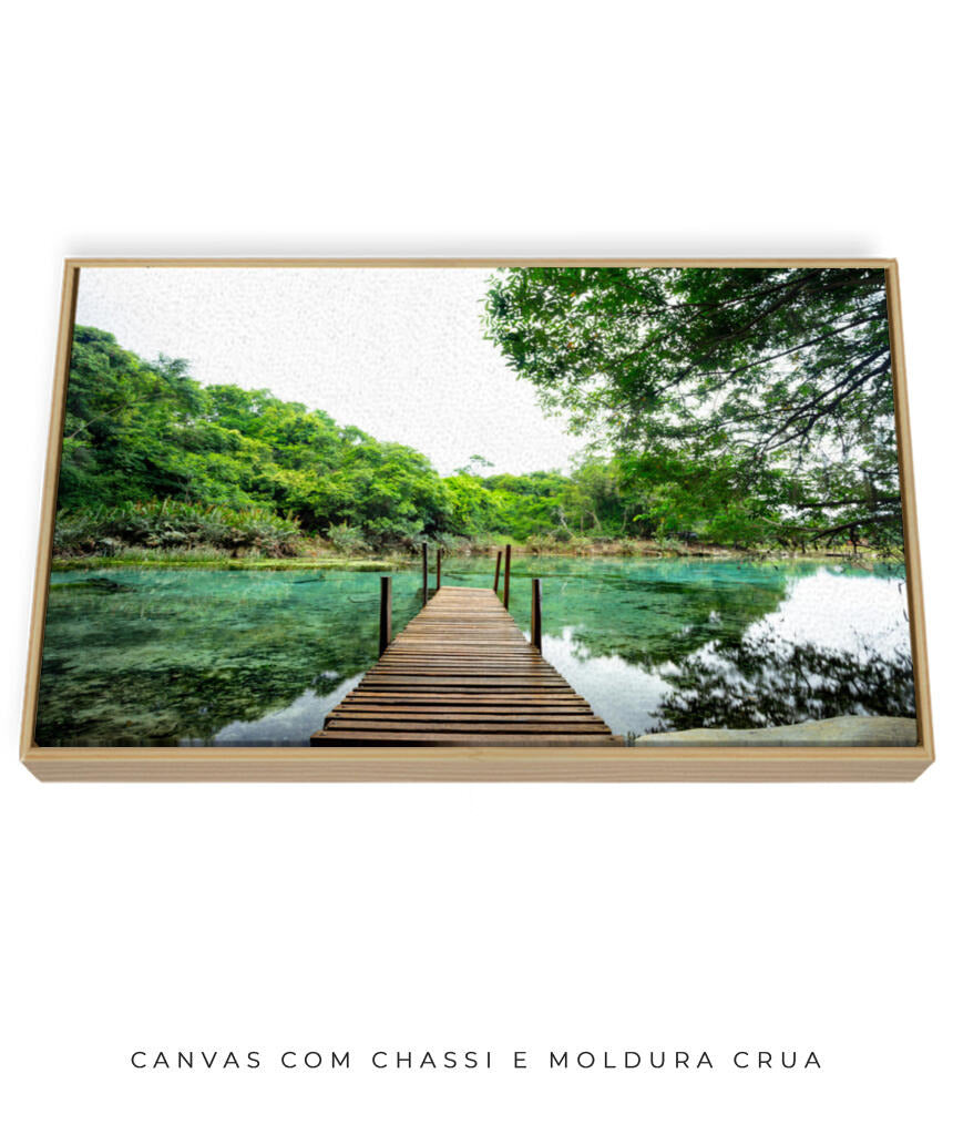 Quadro Decorativo Chapada Diamantina - Ponte para o Paraíso Horizontal