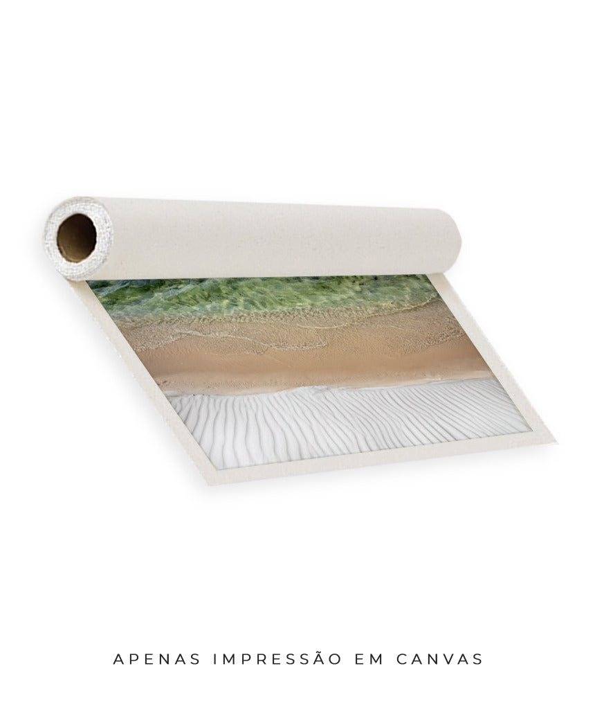 Quadro Decorativo Lençóis Maranhenses - Areia e Águas Claras - Horizontal