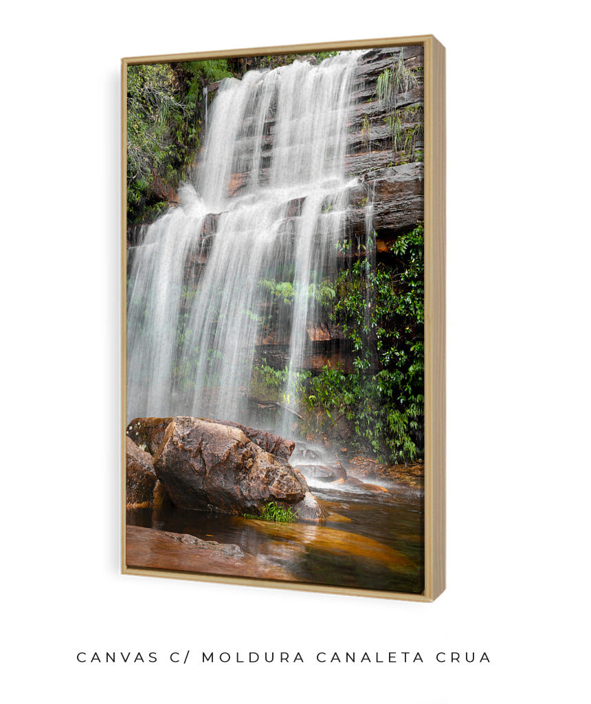 Quadro Decorativo Cachoeira Vertical