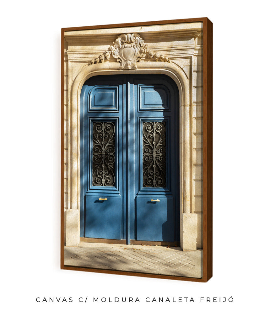Quadro Decorativo Portais - Porta azul