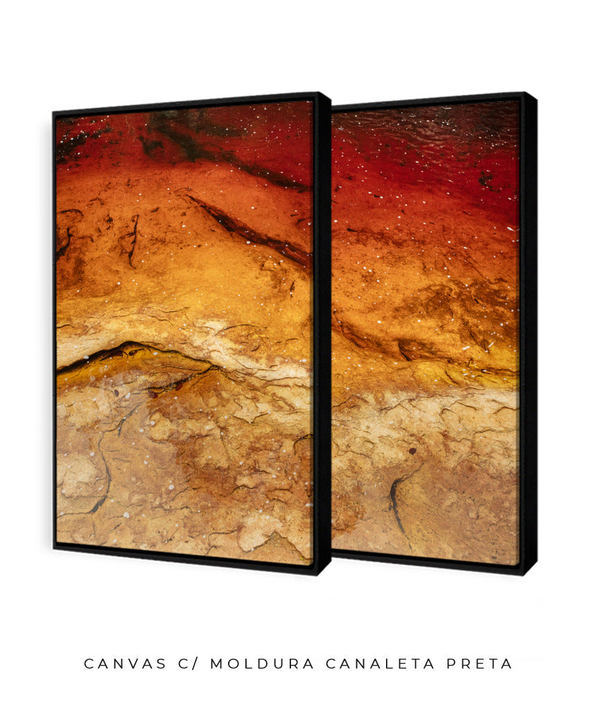 Quadro Decorativo Texturas - Marmores - Dupla