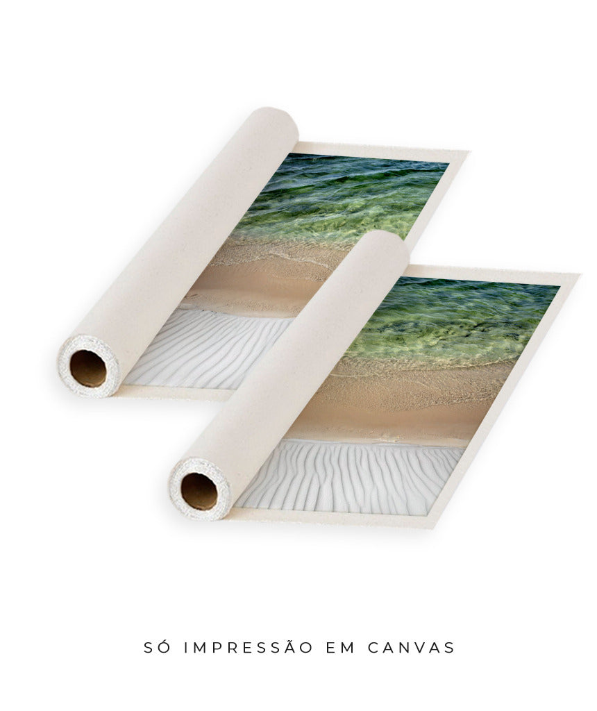 Quadro Decorativo Texturas- Praia -Dupla