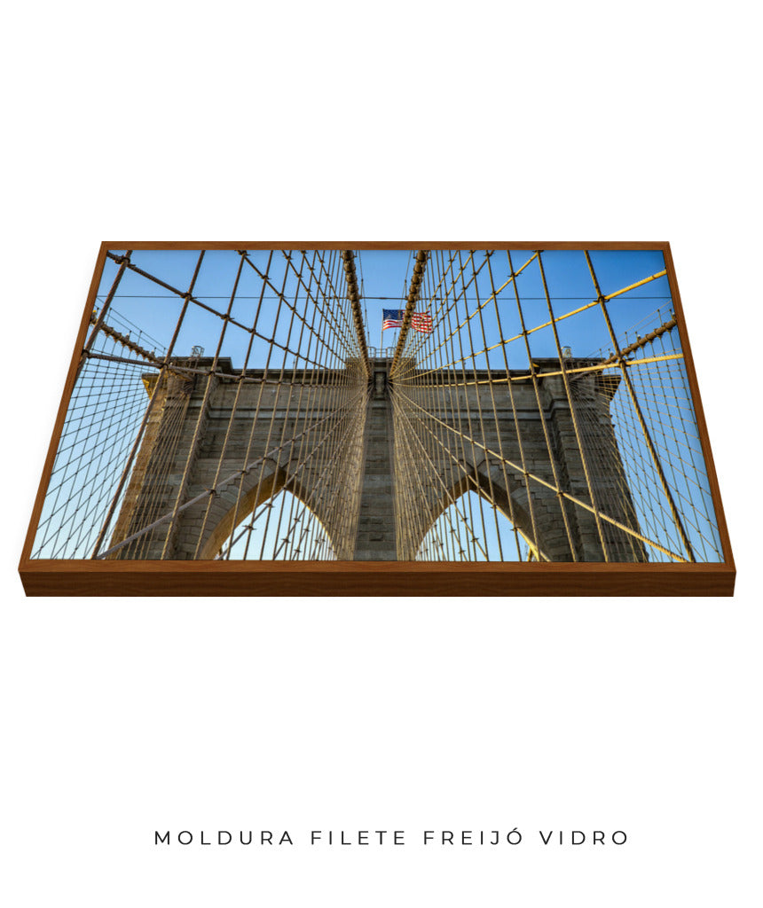 Quadro Decorativo Ponte de Nova York - Horizontal