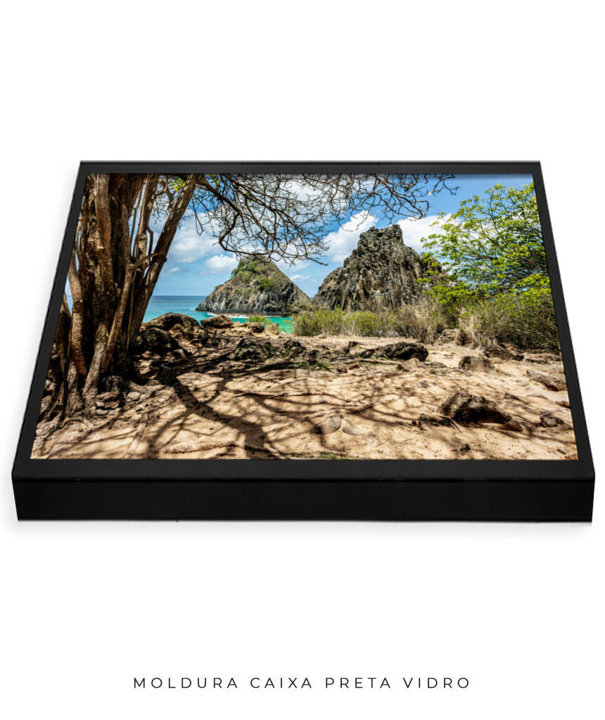 Quadro Decorativo Noronha - Morro Dois Irmãos - Horizontal