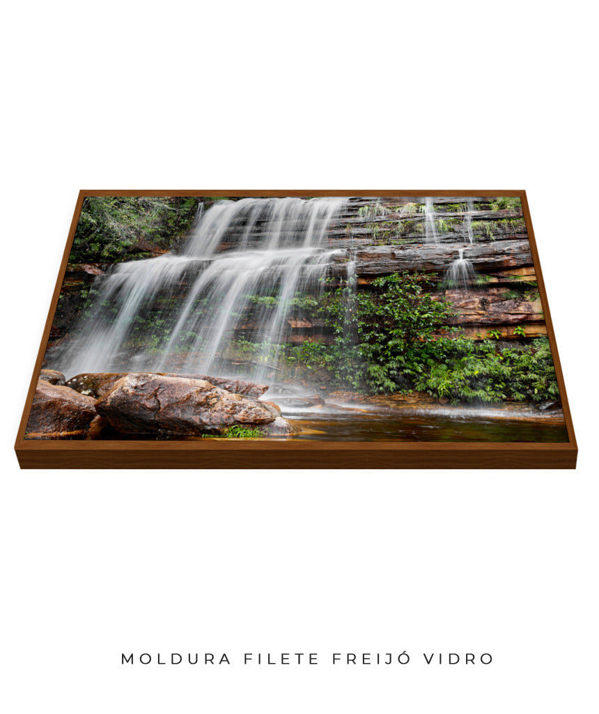 Quadro Decorativo Cachoeira Horizontal