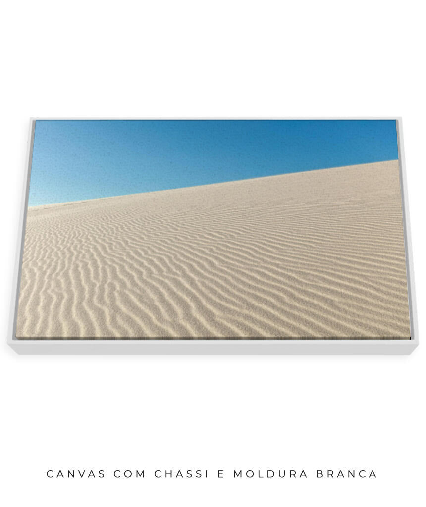 Quadro Decorativo Lençóis Maranhenses - Areia Branca