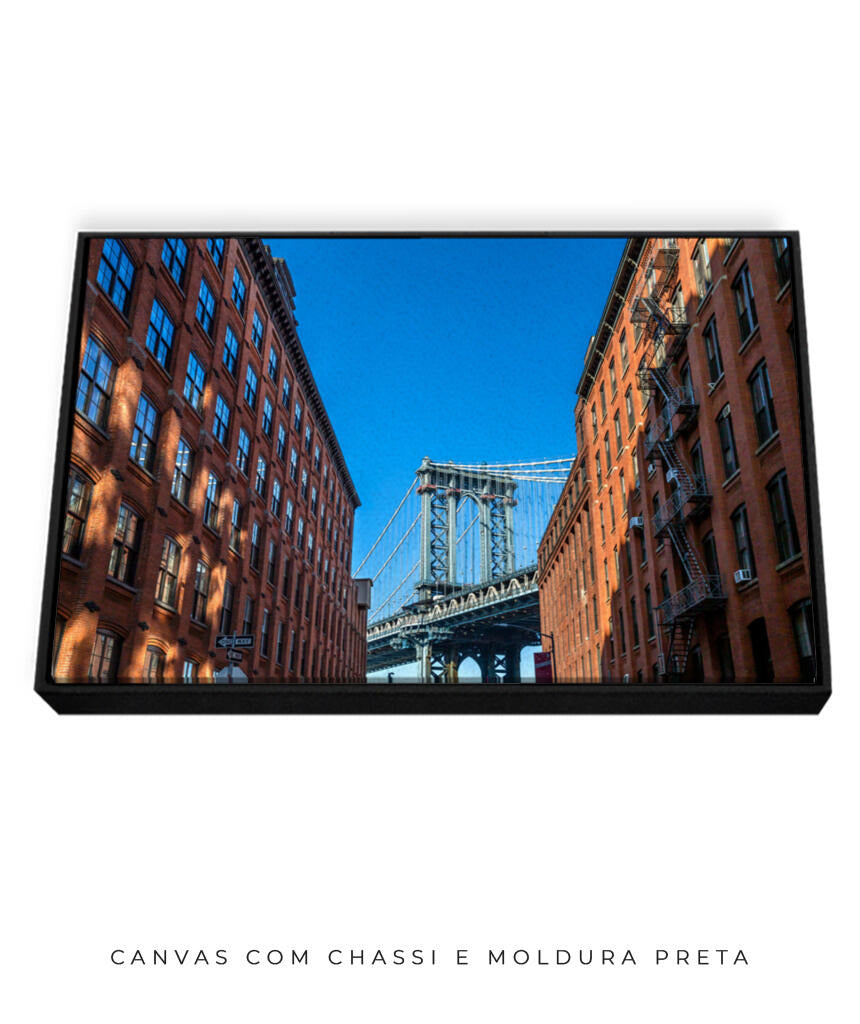 Quadro Decorativo Nova York - Prédios e Ponte