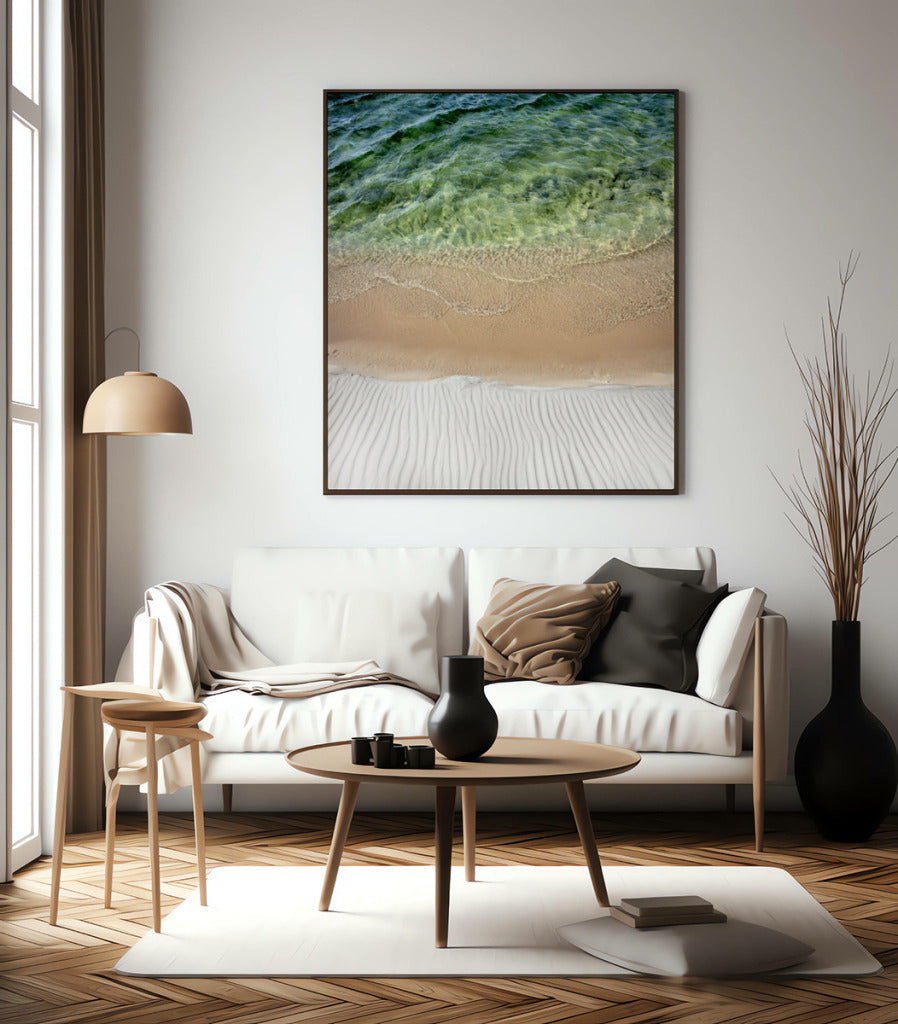 Quadro Decorativo Lençóis Maranhenses - Areia e Águas Claras