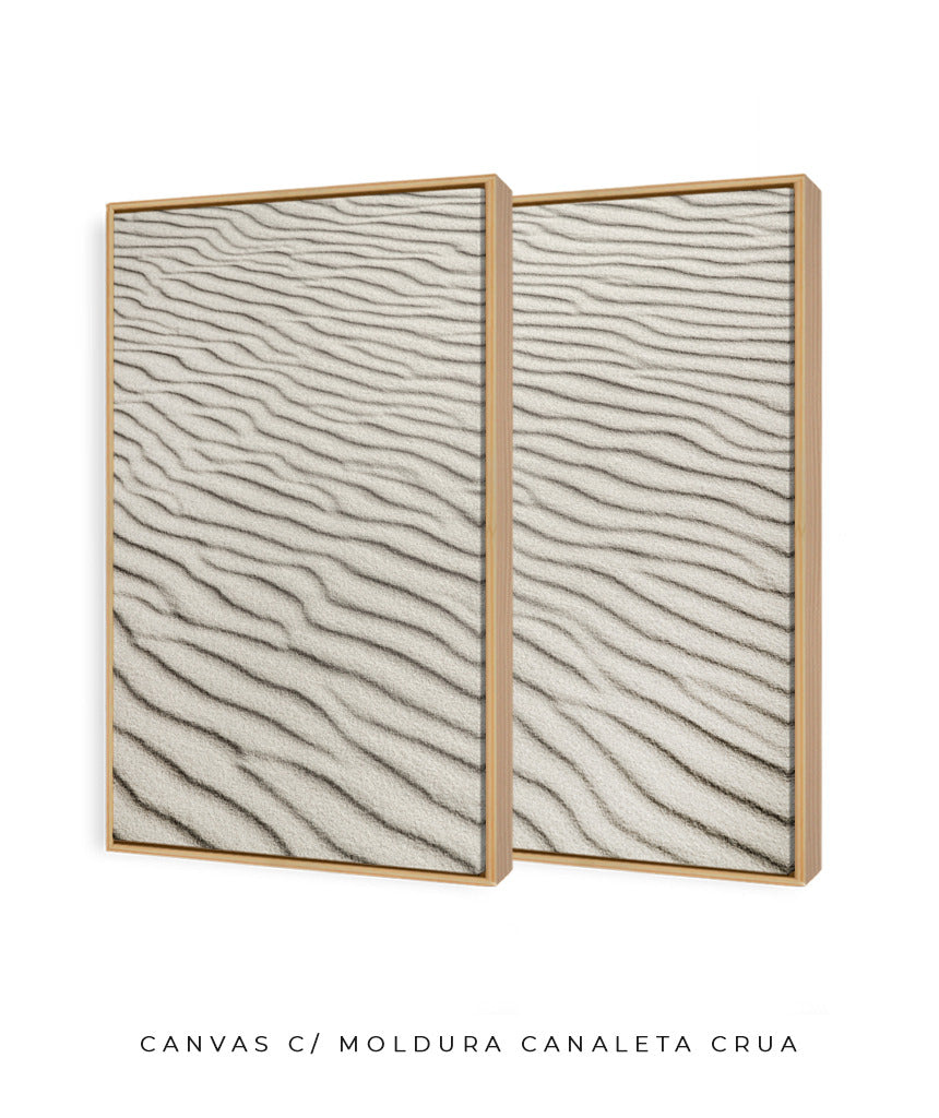 Quadro Decorativo Texturas - Areia - Dupla