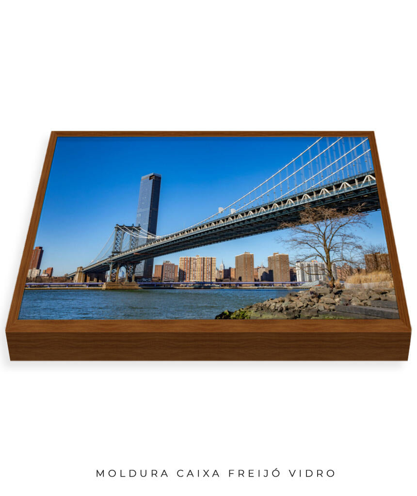 Quadro Decorativo Nova York - Ponte Urbana