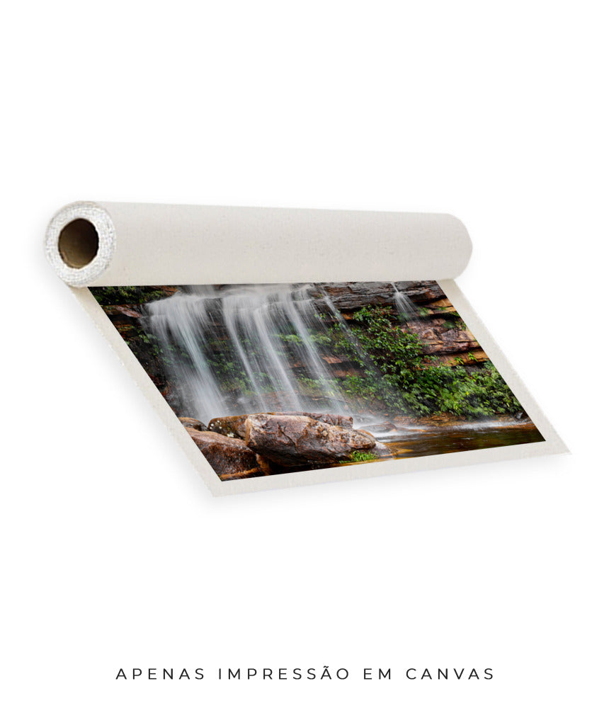 Quadro Decorativo Cachoeira Horizontal