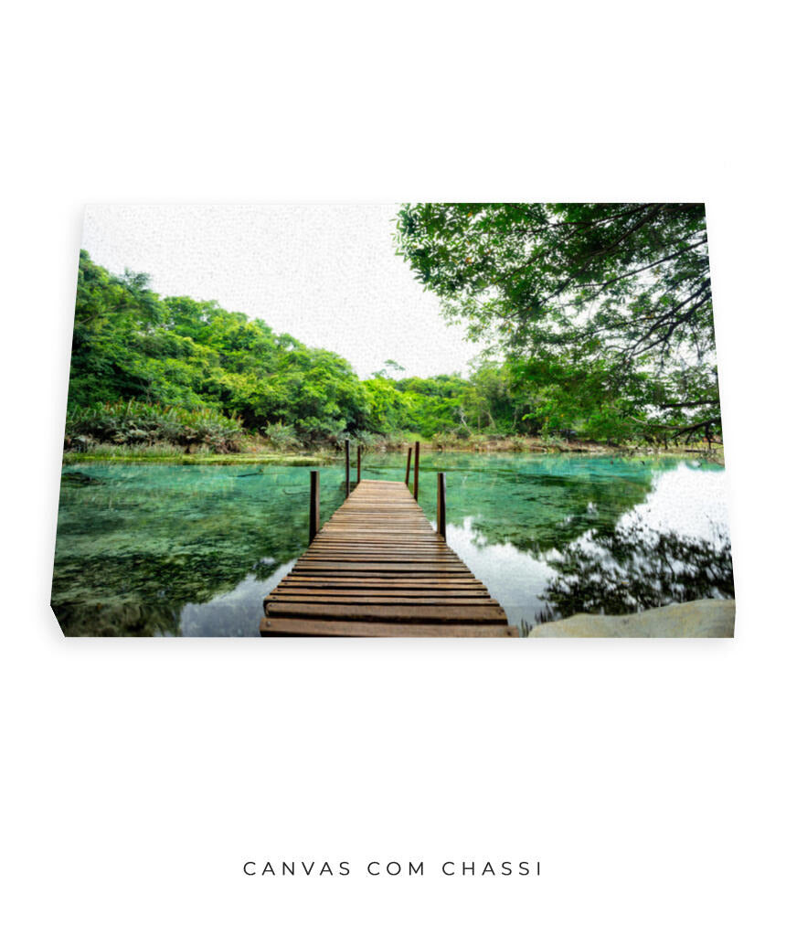 Quadro Decorativo Chapada Diamantina - Ponte para o Paraíso Horizontal