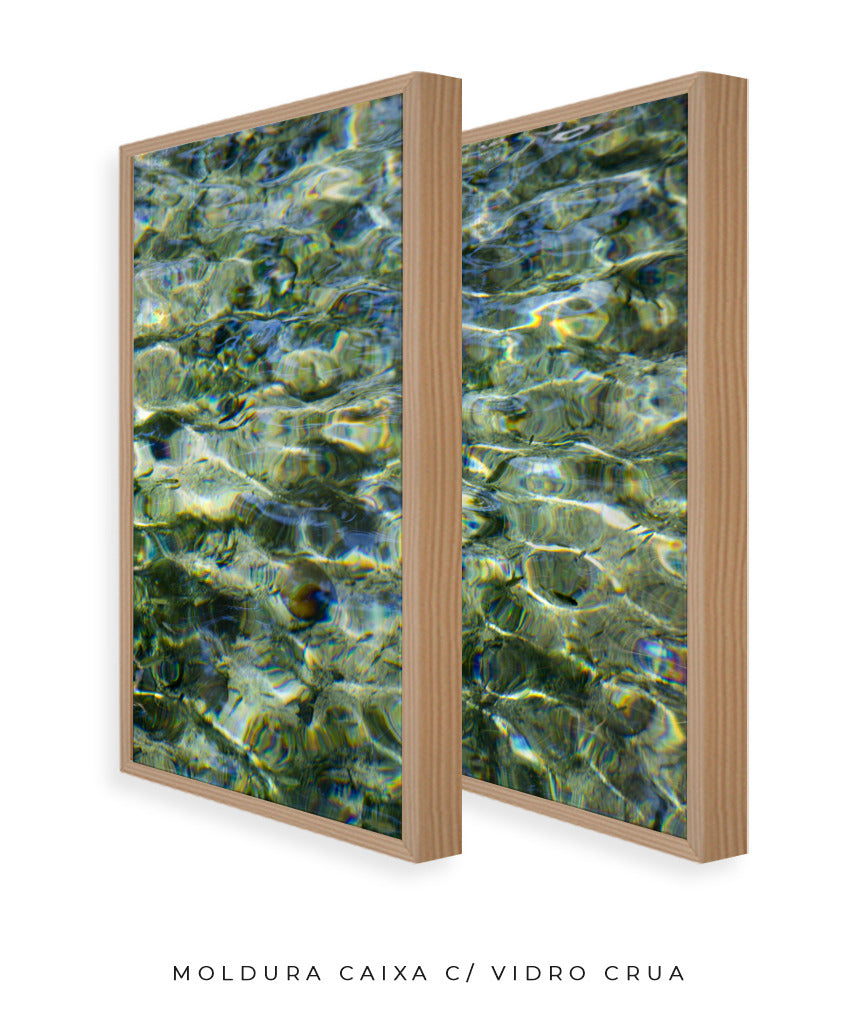 Quadro Decorativo textura - Mares - Dupla