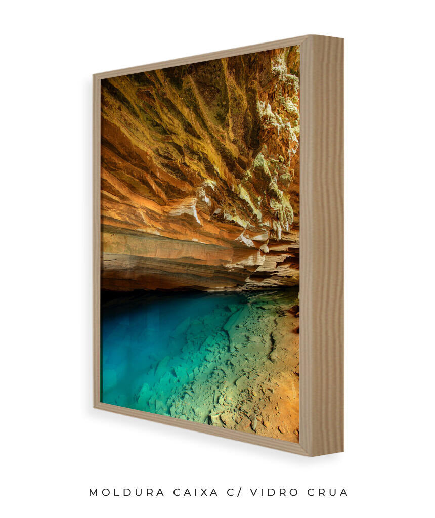 Quadro Decorativo Chapada Diamantina - Gruta Azul