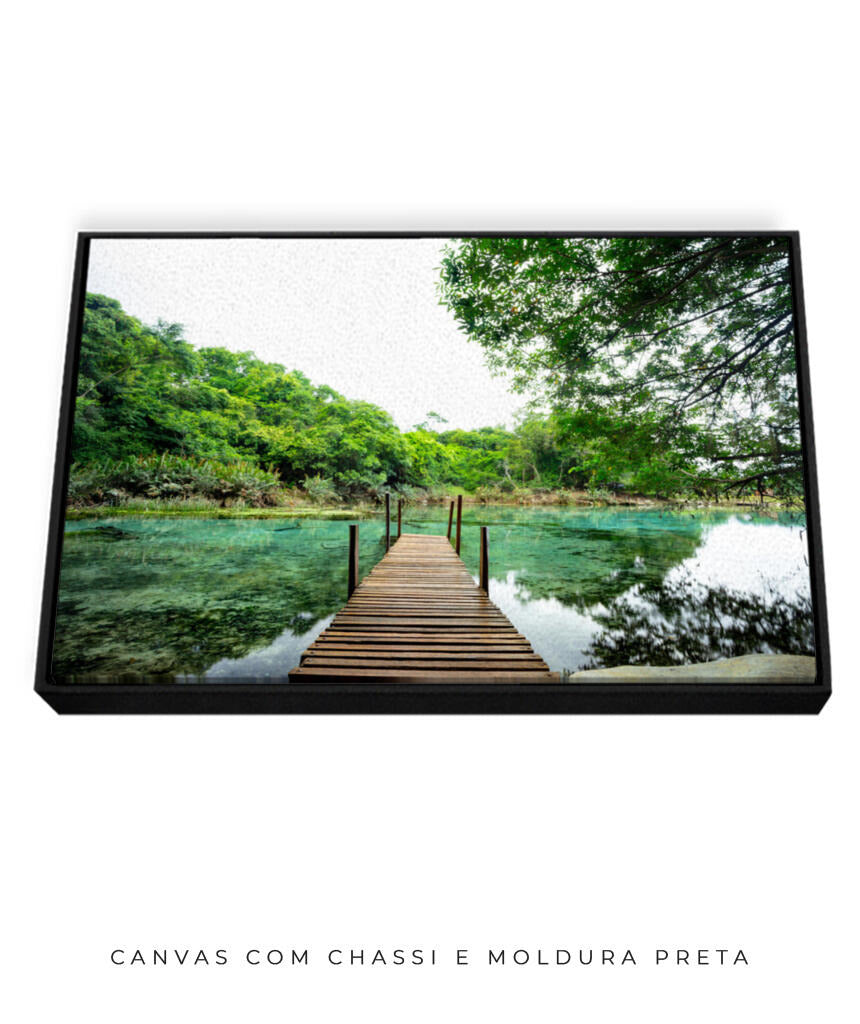 Quadro Decorativo Chapada Diamantina - Ponte para o Paraíso Horizontal