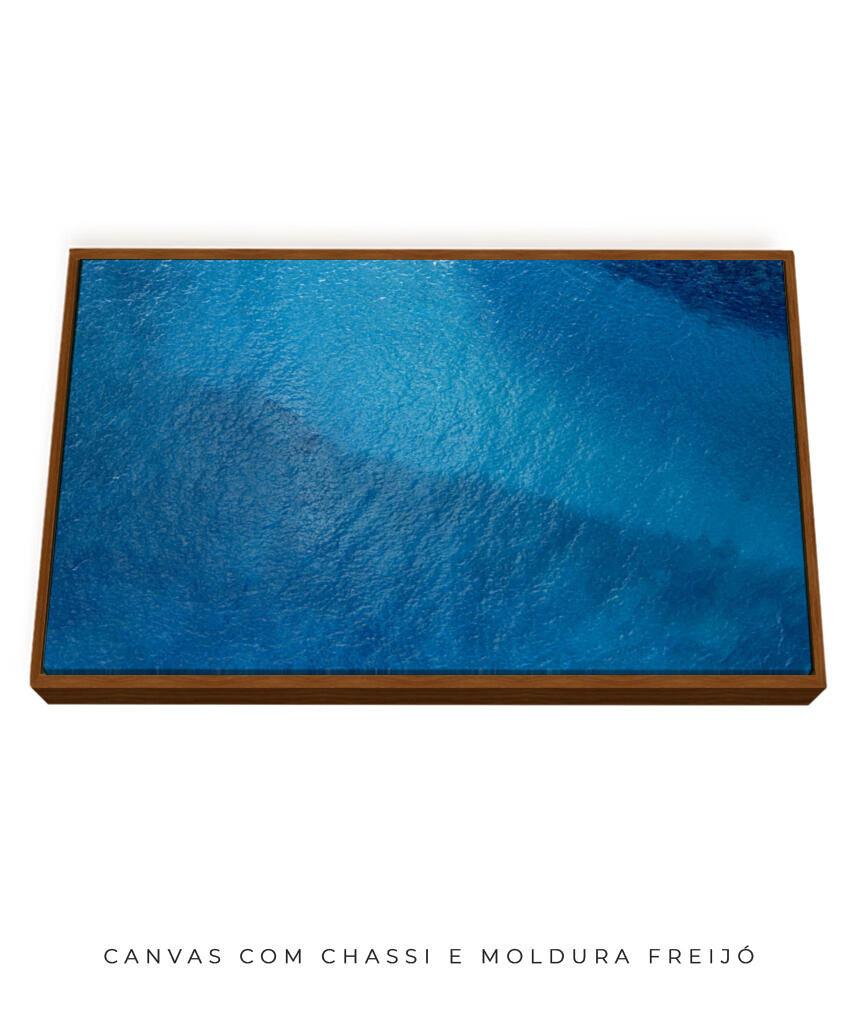 Quadro Decorativo Texturas - Tons de azul