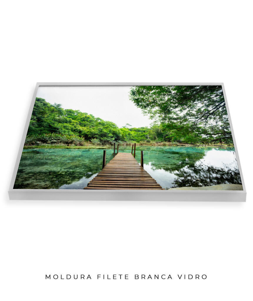 Quadro Decorativo Chapada Diamantina - Ponte para o Paraíso Horizontal