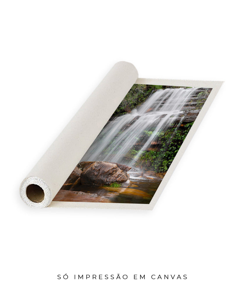 Quadro Decorativo Cachoeira Vertical