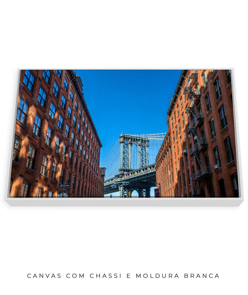 Quadro Decorativo Nova York - Prédios e Ponte