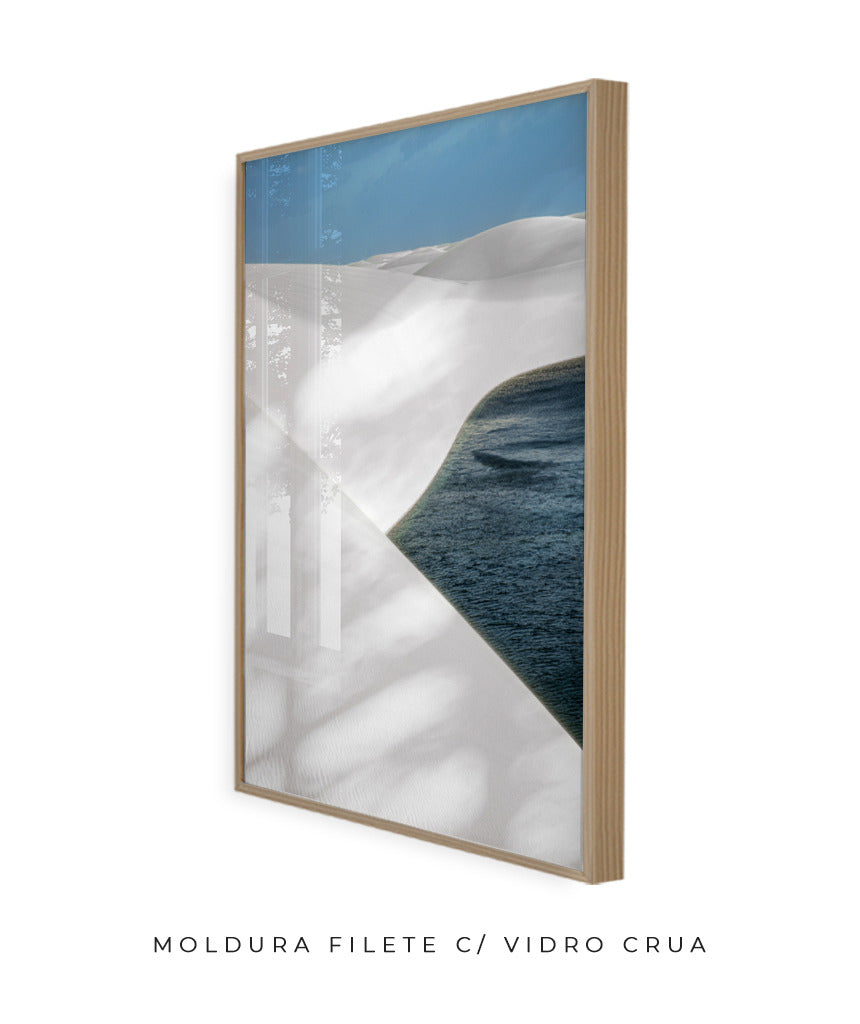 Quadro Decorativo Lençóis Maranhenses com Areia Branca