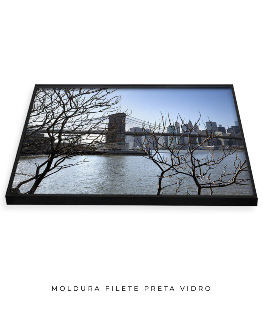 Quadro Decorativo Lago de Nova York - Horizontal