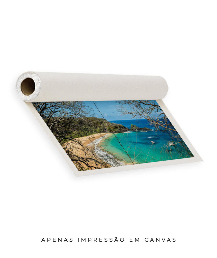 Quadro Decorativo Praia e Mar Noronha - Praia verde