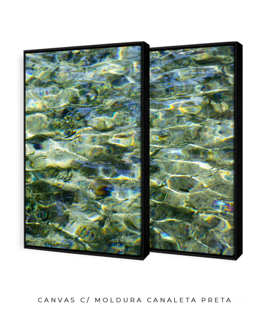 Quadro Decorativo textura - Mares - Dupla