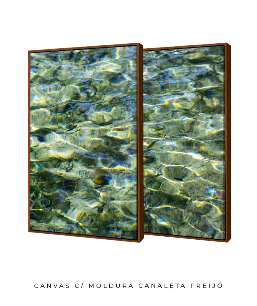 Quadro Decorativo textura - Mares - Dupla