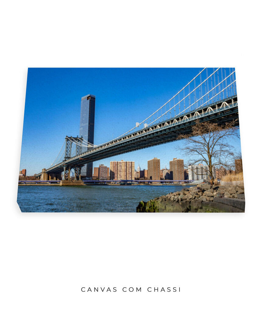 Quadro Decorativo Nova York - Ponte Urbana