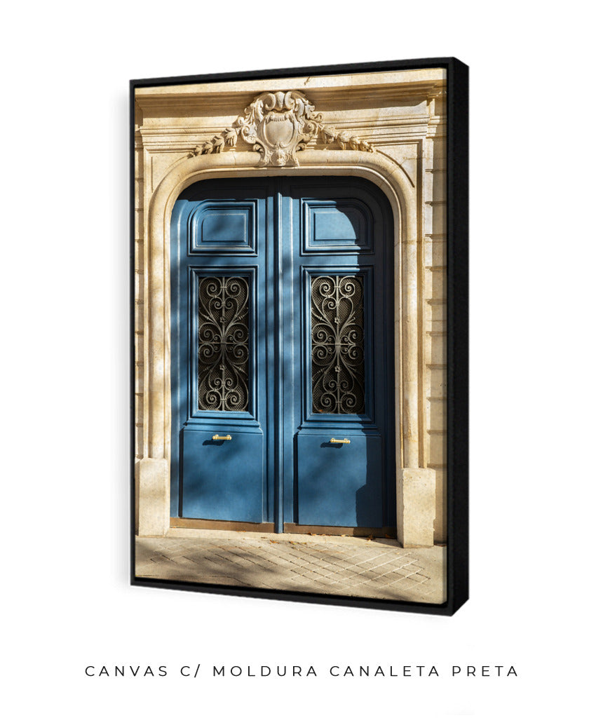 Quadro Decorativo Portais - Porta azul