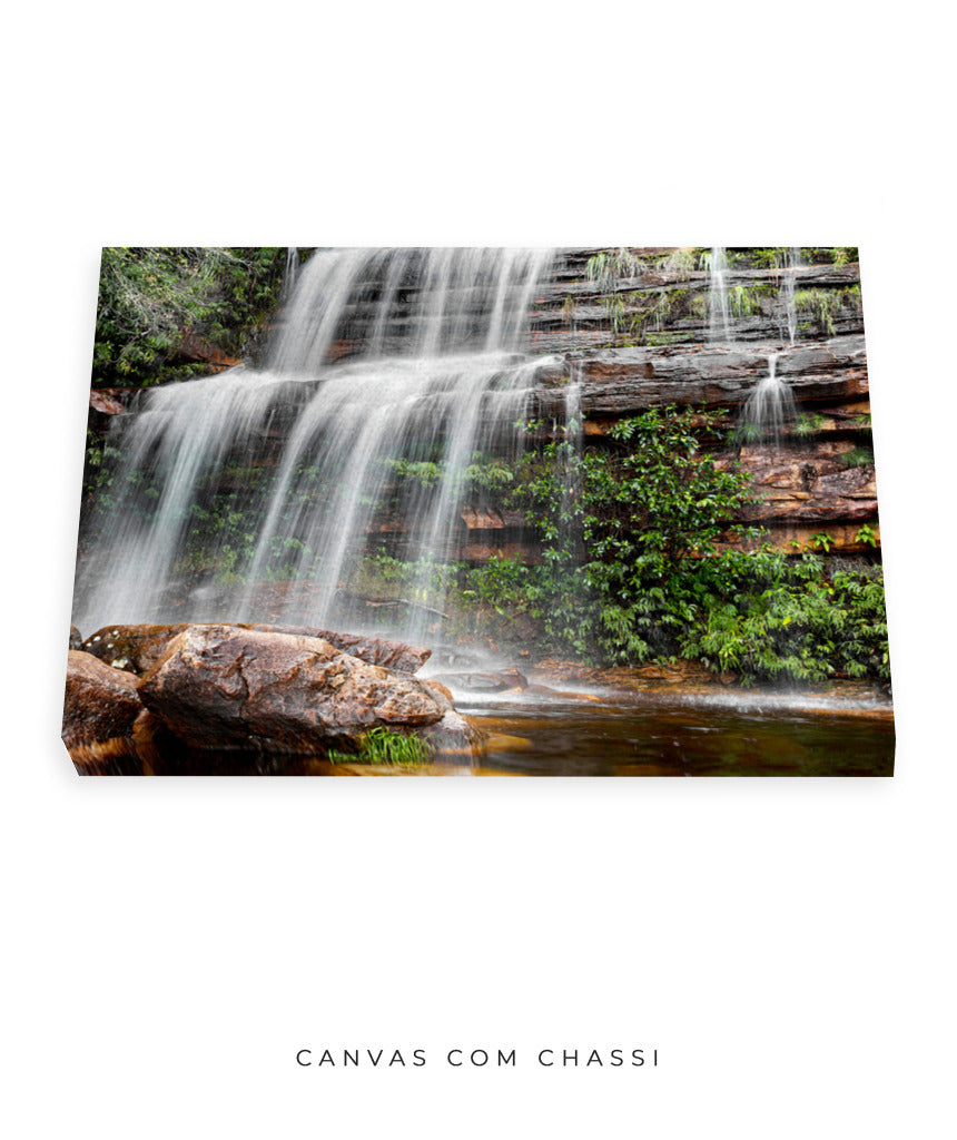 Quadro Decorativo Cachoeira Horizontal