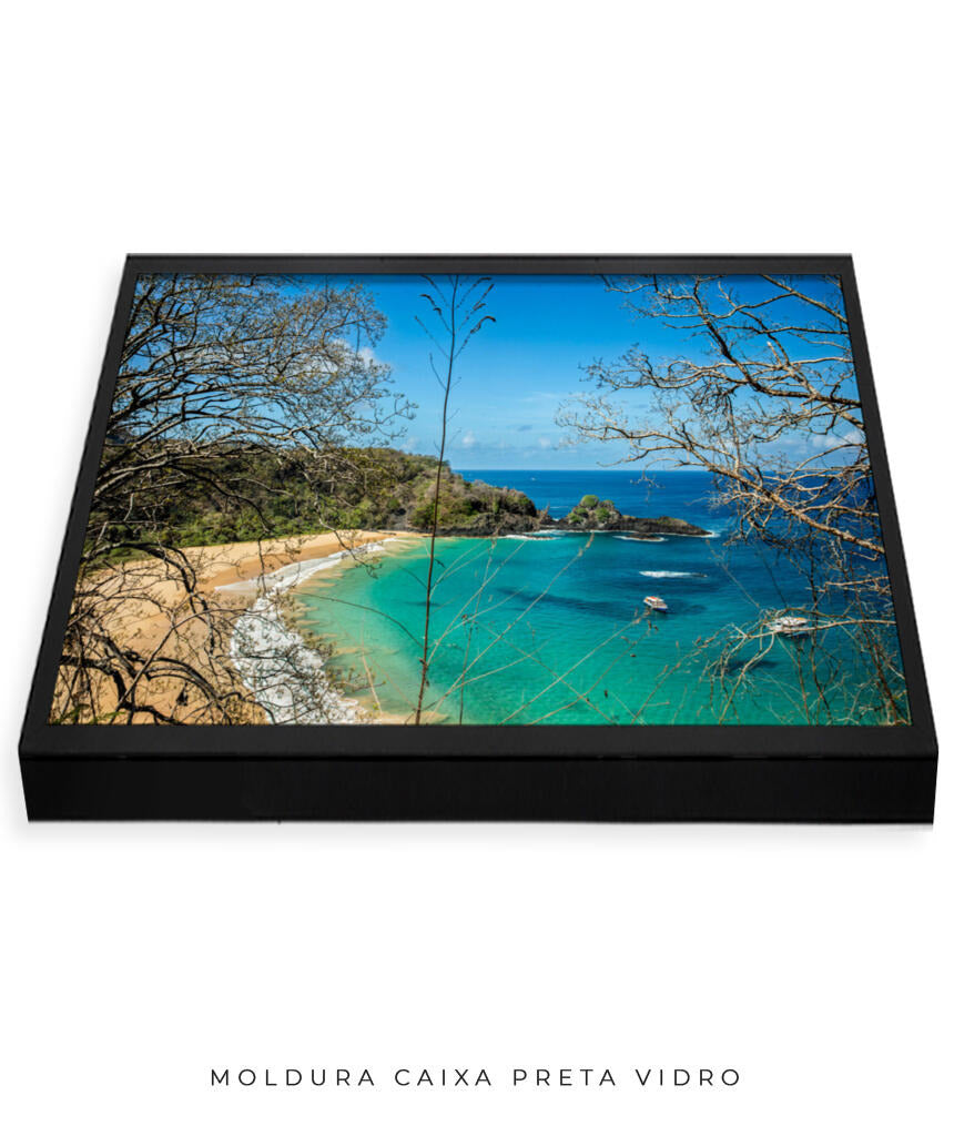 Quadro Decorativo Praia e Mar Noronha - Praia verde