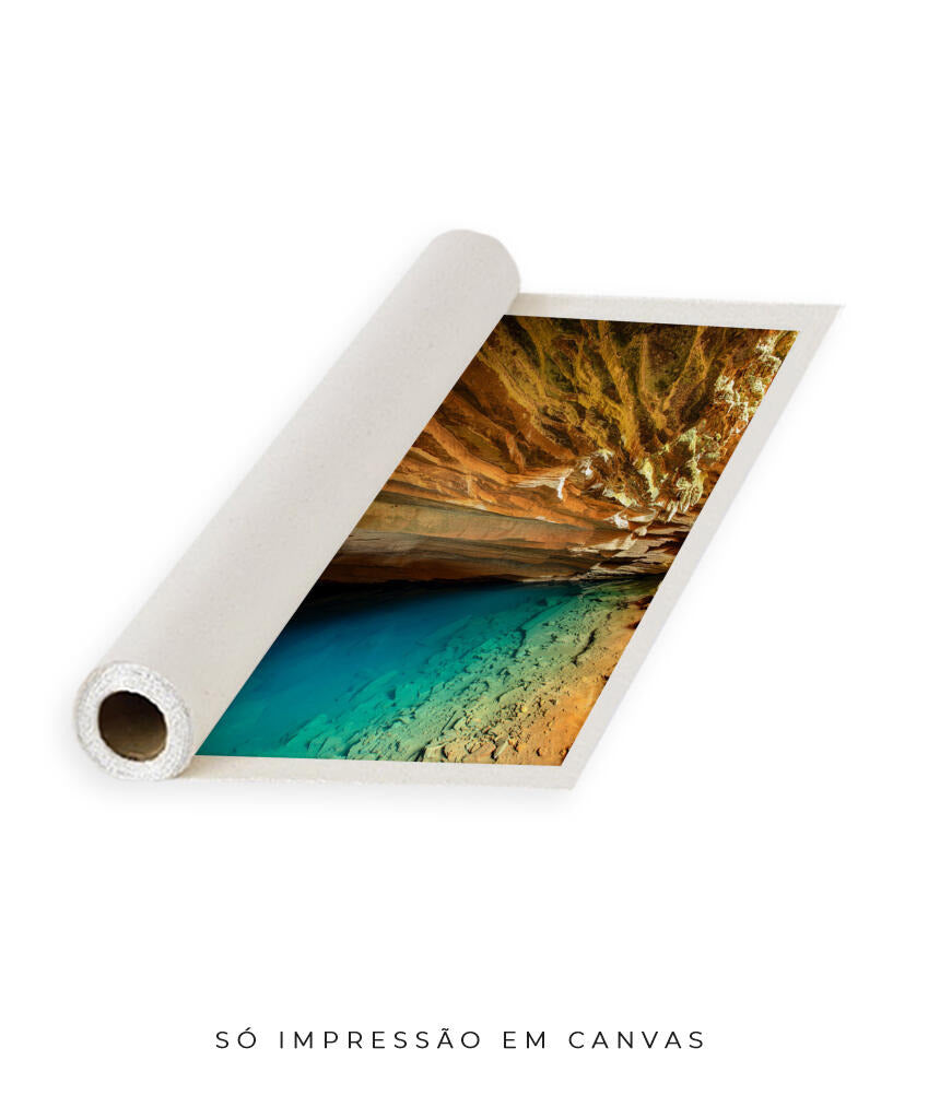 Quadro Decorativo Chapada Diamantina - Gruta Azul