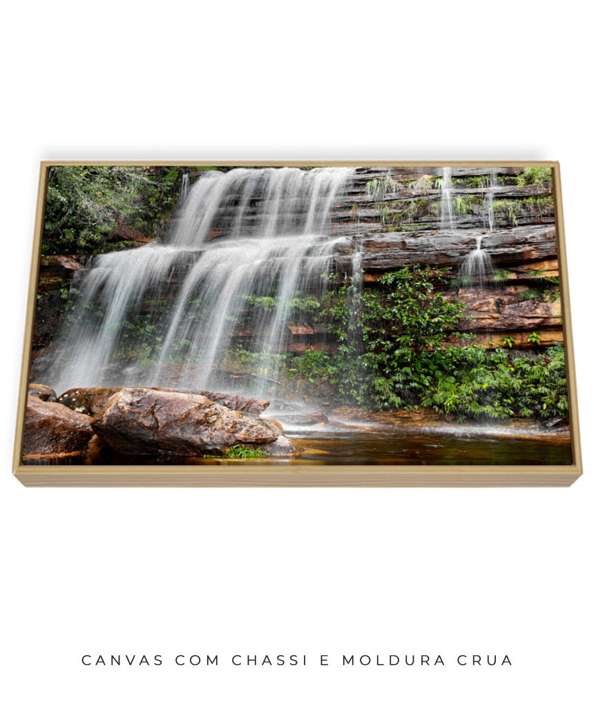 Quadro Decorativo Cachoeira Horizontal