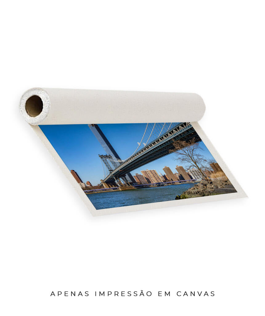 Quadro Decorativo Nova York - Ponte Urbana