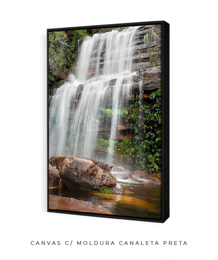Quadro Decorativo Cachoeira Vertical