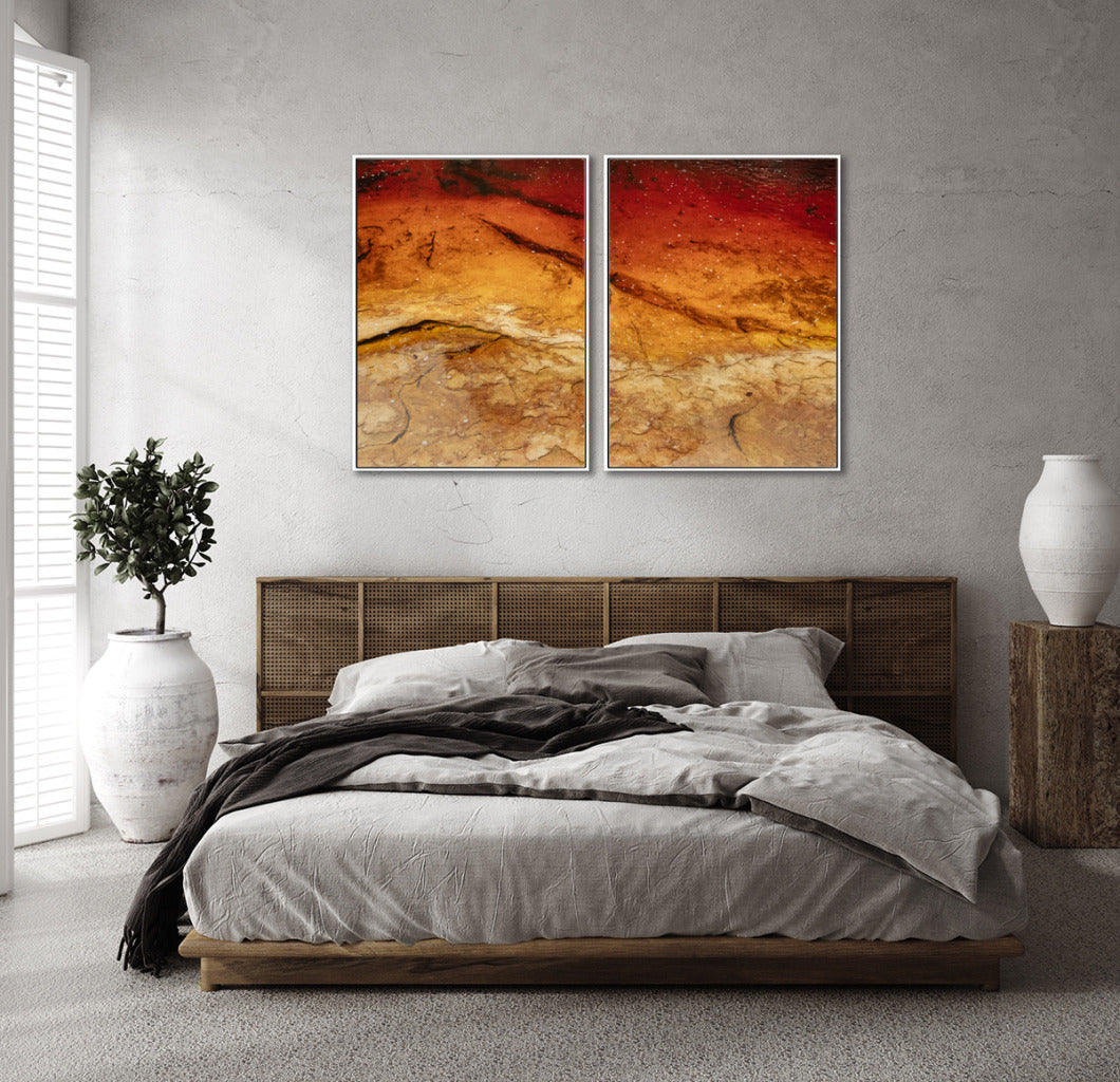 Quadro Decorativo Texturas - Marmores - Dupla