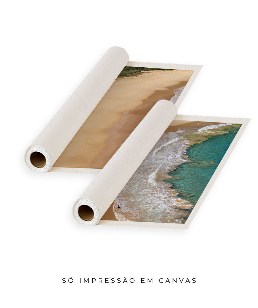 Quadro Decorativo Praia e Mar -Dupla