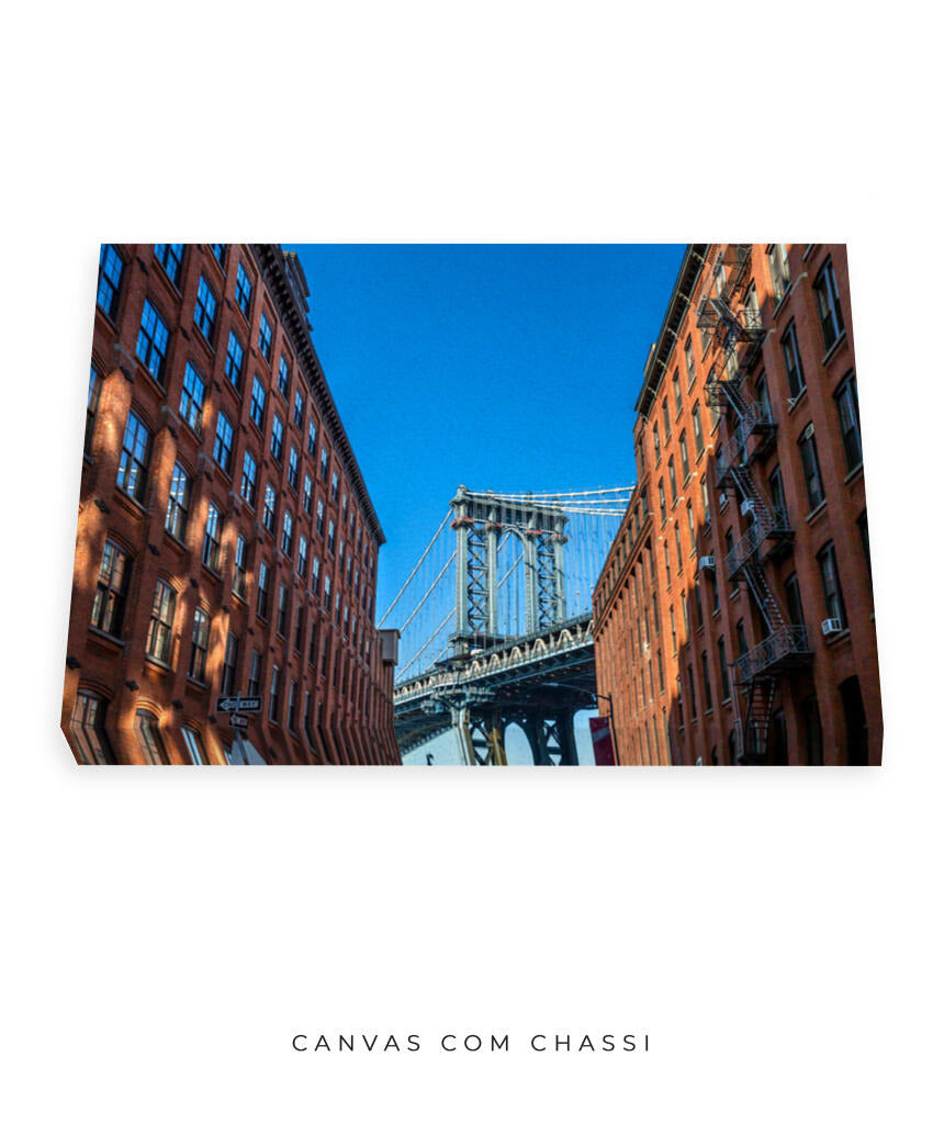 Quadro Decorativo Nova York - Prédios e Ponte