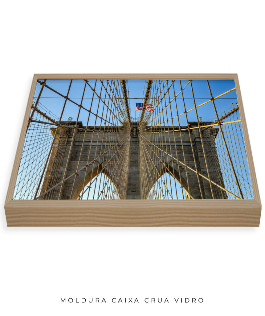 Quadro Decorativo Ponte de Nova York - Horizontal