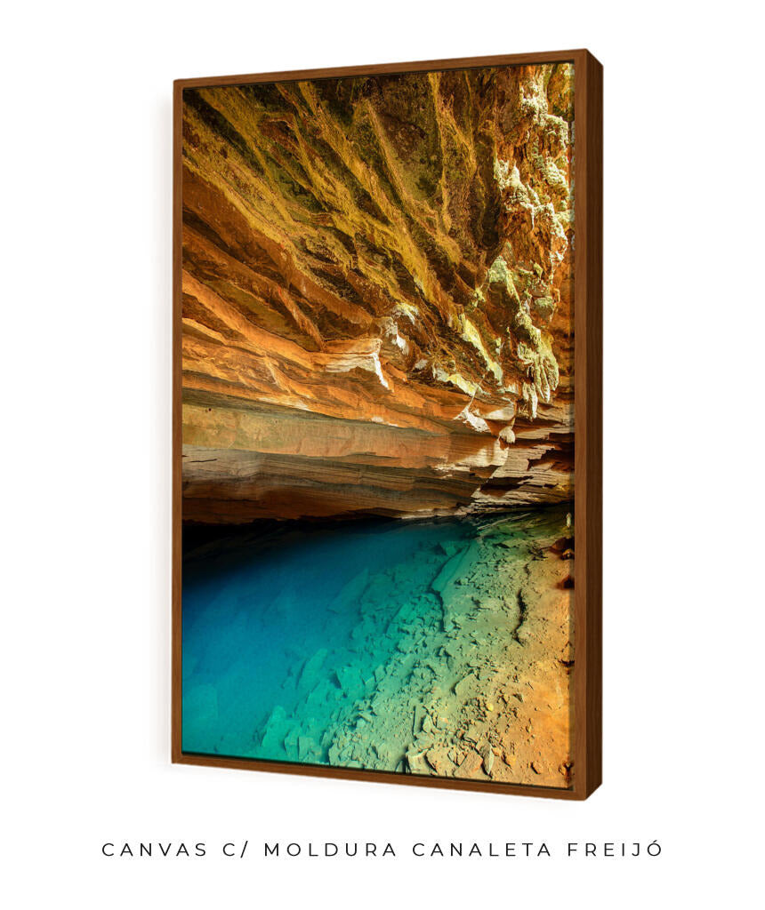 Quadro Decorativo Chapada Diamantina - Gruta Azul