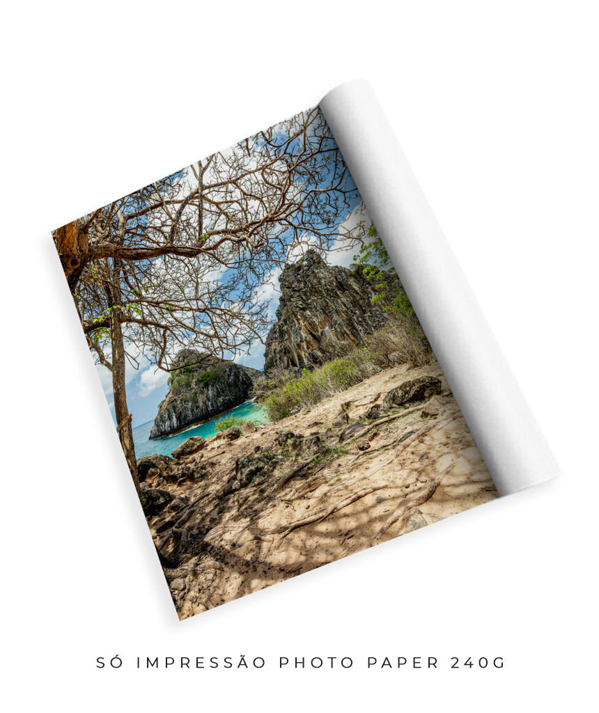 Quadro Decorativo Noronha - Morro Dois Irmãos - Vertical
