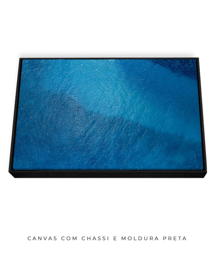 Quadro Decorativo Texturas - Tons de azul
