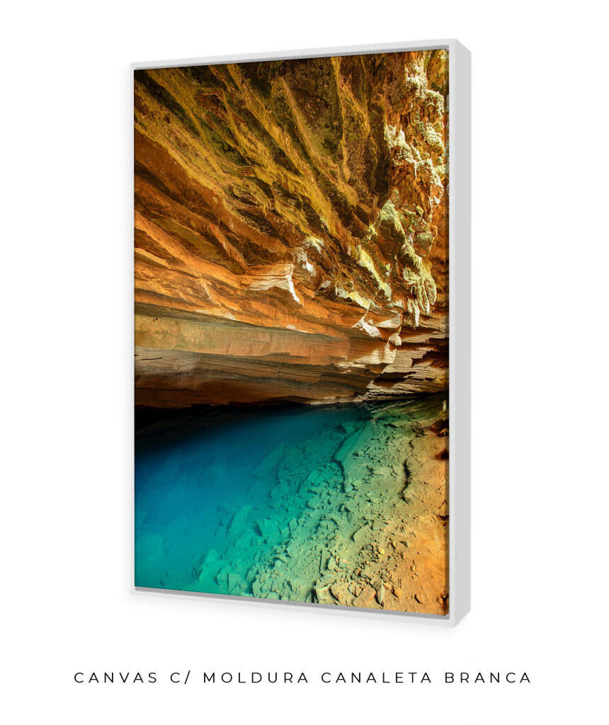 Quadro Decorativo Chapada Diamantina - Gruta Azul
