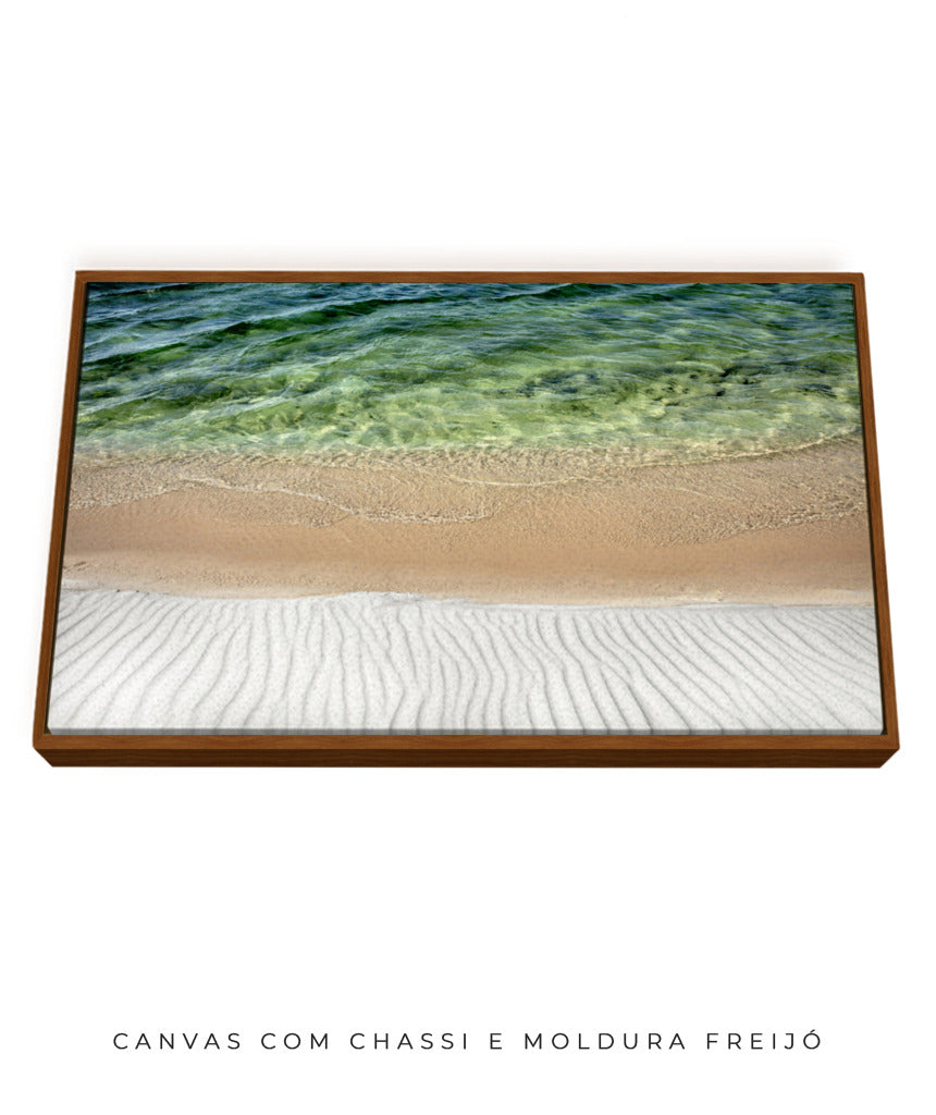 Quadro Decorativo Lençóis Maranhenses - Areia e Águas Claras - Horizontal