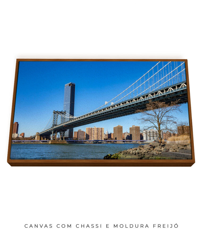 Quadro Decorativo Nova York - Ponte Urbana