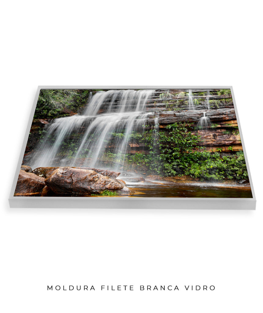 Quadro Decorativo Cachoeira Horizontal