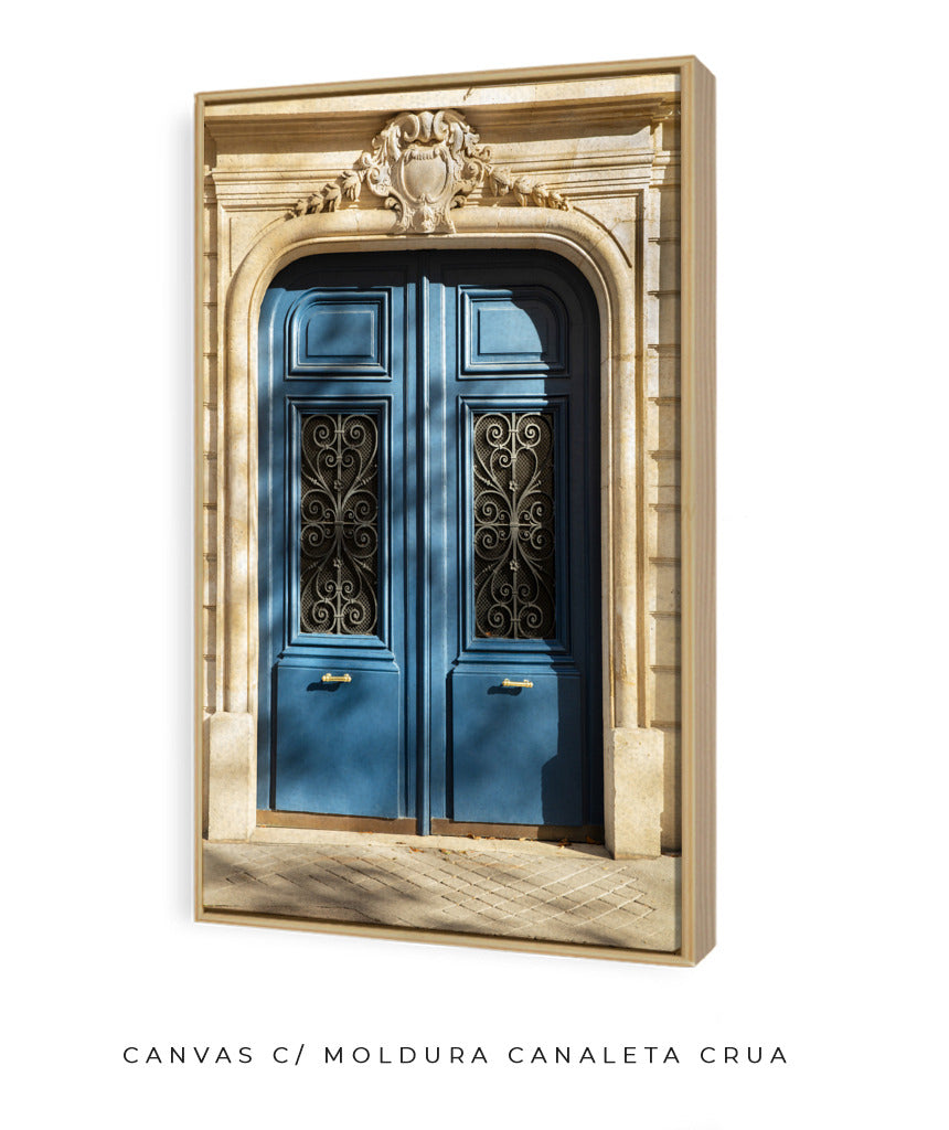 Quadro Decorativo Portais - Porta azul